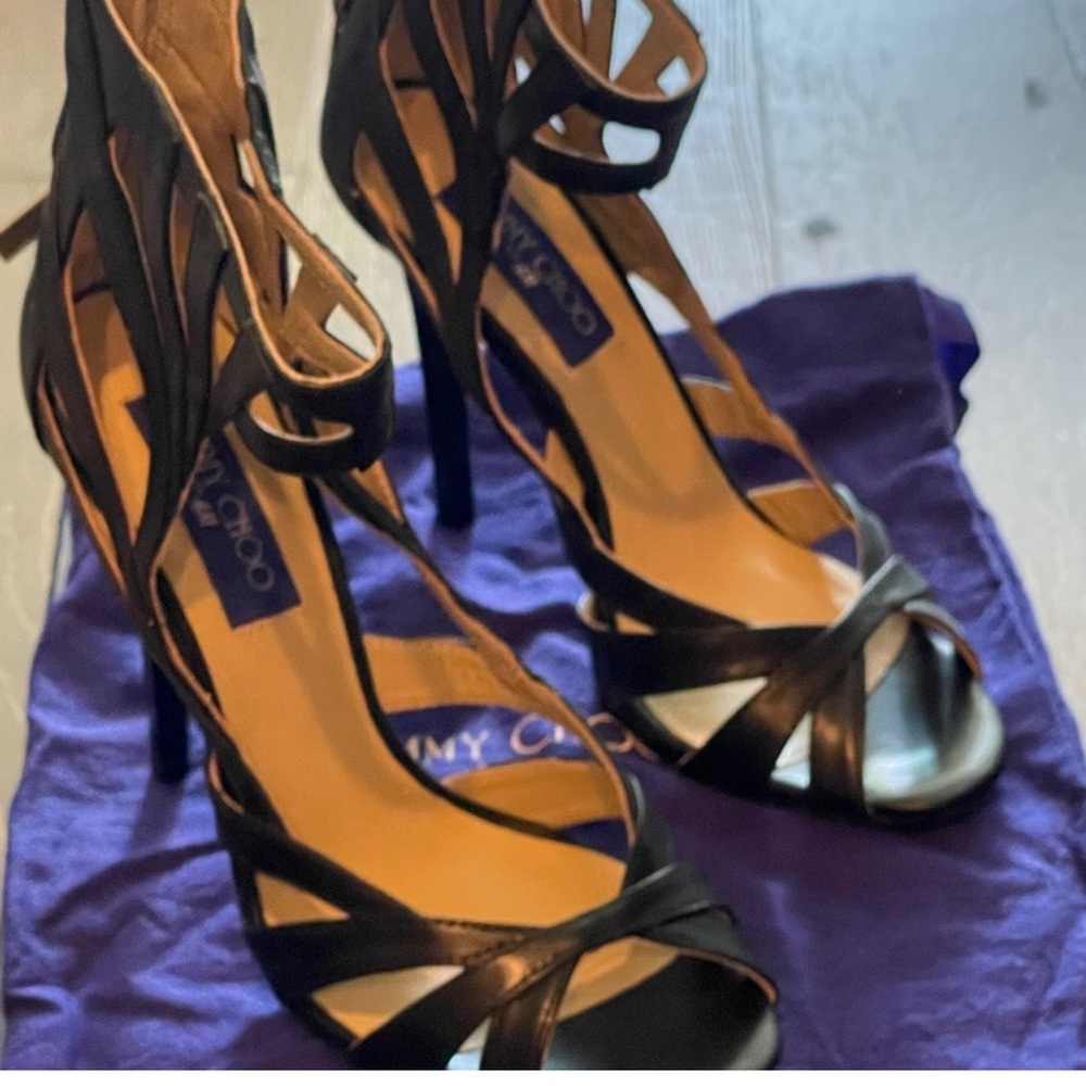 Jimmy Choo Shoes /H&M (40) limited Edition